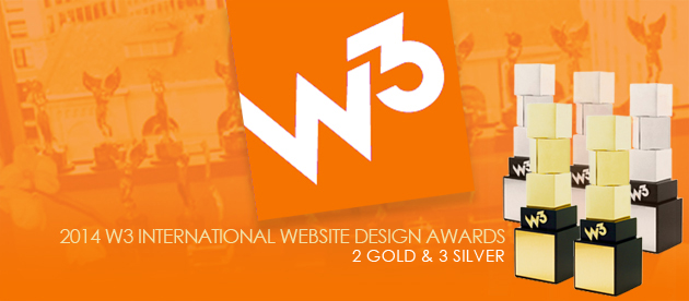 efelle Brings Home the Gold (& Silver) in 2014 W3 International Web Design Awards!