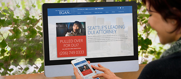 Refreshed Website for The Law Offices of James Egan is now LIVE!