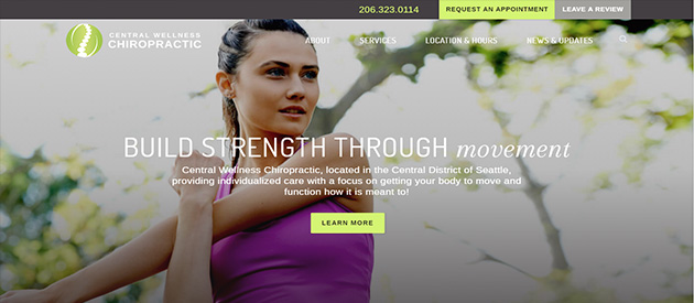 efelle Launches Central Wellness Chiropractic's Responsive Website!