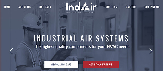 New, Responsive Website for Industrial Air Systems!