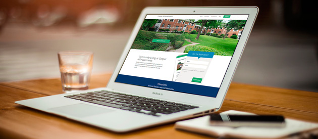 New Lead Generation Website Design Project for Gramatan Property Management's Cooper Hill Apartments