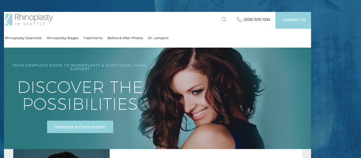 New Website Launched for Rhinoplasty in Seattle