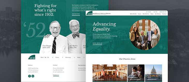 New Law Firm Website for MacDonald Hoague & Bayless is Now Live