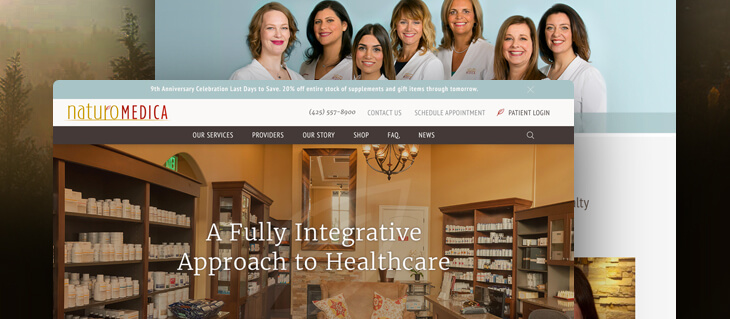Website Redesign for Group of Naturopathic Clinics on Seattle's Eastside Is Now Live!