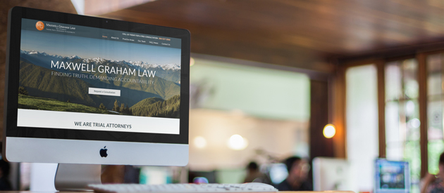 Professional Logo and Website Redesign for Seattle Law Firm Maxwell Graham