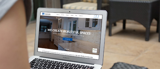 New Responsive Professional Service Website Launch for Pacific West Construction