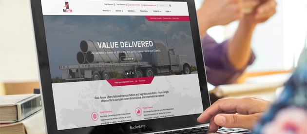 Red Arrow Logistics Responsive Website Project Goes Live!