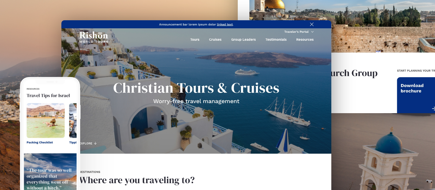 Rishon World Tours Launches New Tourism Website