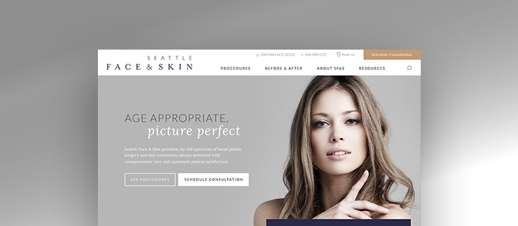 New Professional Service Website for Seattle Face & Skin Is Live