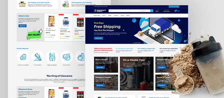 eCommerce Website Migration from Volusion to Shopify for Canadian Supplement Company