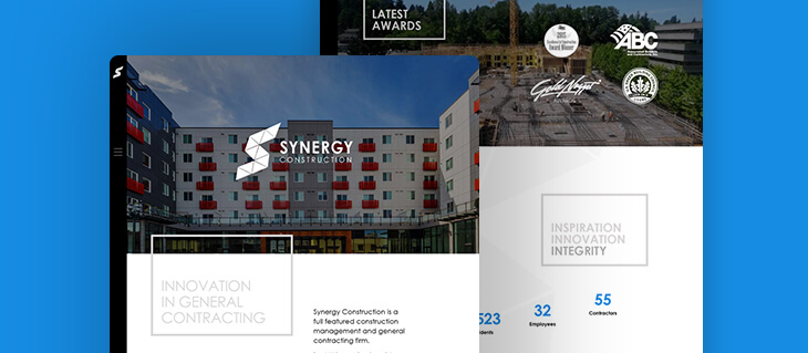 Feature-Rich Website Launched for Bellevue-Based Synergy Construction