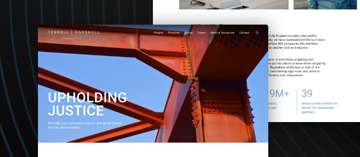 Terrell Marshall Law Group Launches New Law Firm Website on FusionCMS