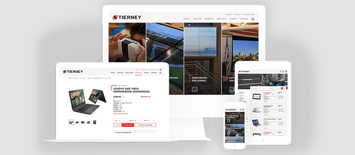 We're Excited to Announce the Launch of our eCommerce Website for Tierney Brothers