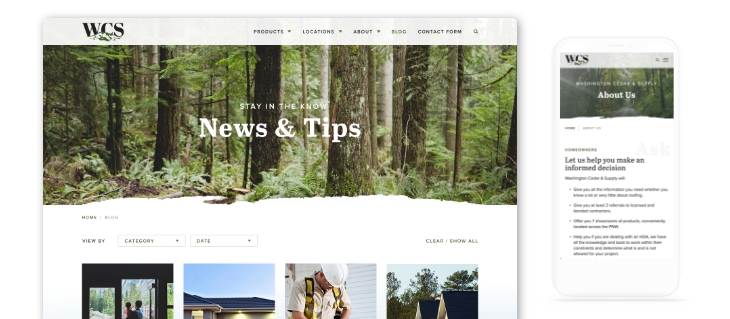 New eCatalog Website Launched for Washington Cedar & Supply