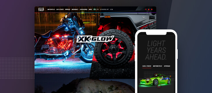 Our XKGlow eCommerce Website Wins W3's BEST IN SHOW Award!