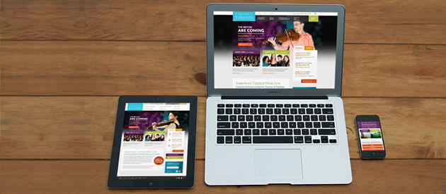 Classical Orchestra's New Website Design & Development Project is Live!