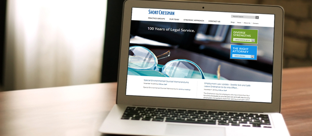 Short Cressman and Burgess Law firm Site is Live!