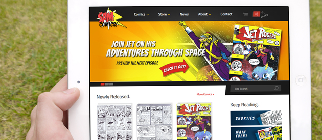 Sam Z Comics' new eCommerce Website is Live!