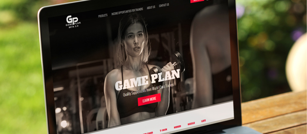 New Responsive eCommerce Website for GamePlan Nutrition is Live!