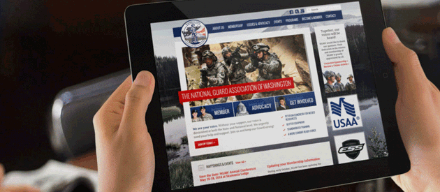 New Website Launch for the National Guard Association of Washington