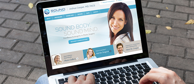 Dr. Joshua Cooper of Sound Plastic Surgery's Newly Redesigned Website is Live!