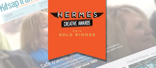 Efelle Wins Gold Hermes Creative Award for eService Website Design