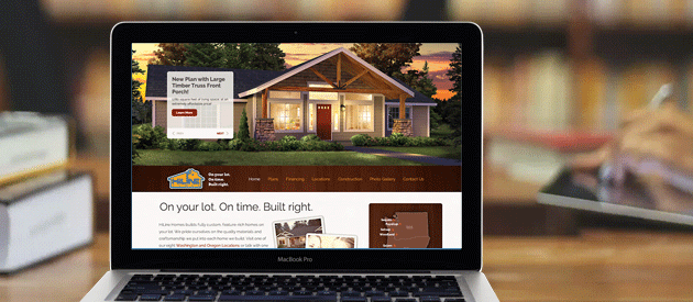 HiLine Homes' New Home Builder Website is Live