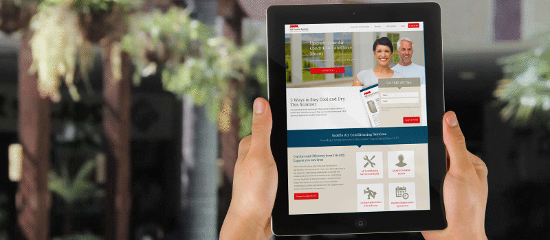 New Lead Generation Website for MM Comfort Systems