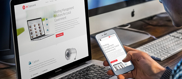 Responsive Website Launch for Software Development Company, AV Capture All!