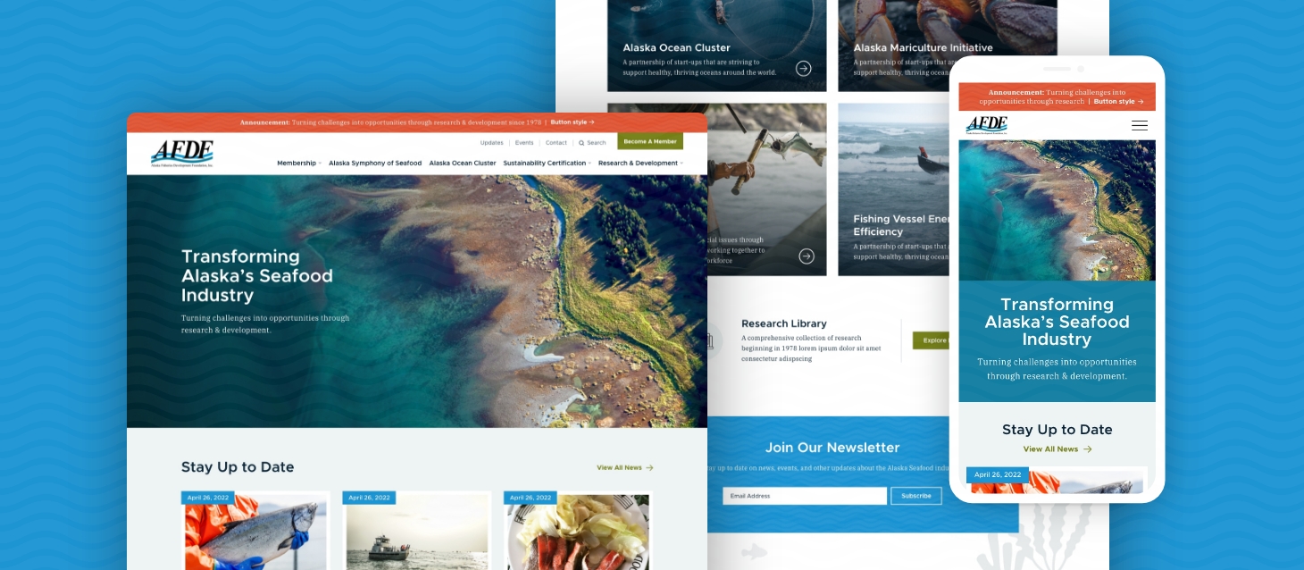 Nonprofit Website Launched for the Alaska Fisheries Development Foundation