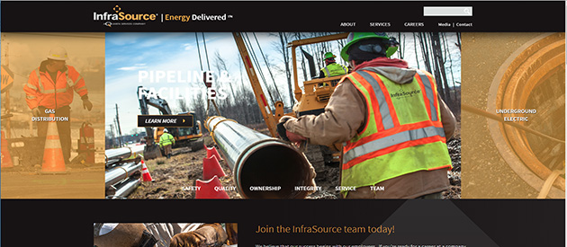 New Responsive Web Presence for InfraSource USA!