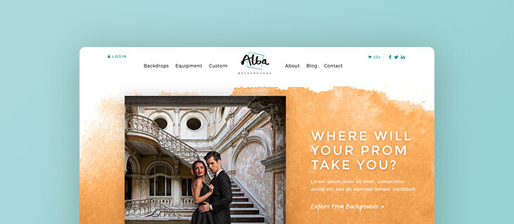 Say Cheese! Custom eCommerce Website for Custom Photography Backdrop Company