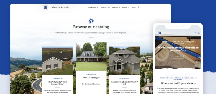 California Shingle & Shake Company Launches New eCatalog Website