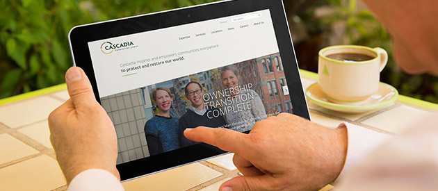 New website launch for Cascadia Consulting Group!