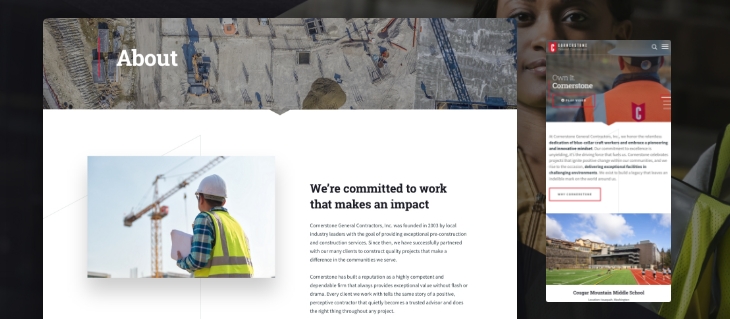 Website Redesign Launched for Seattle Construction Company Cornerstone General Contractors