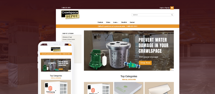 Crawlspace Depot Launches New BigCommerce eCommerce Website