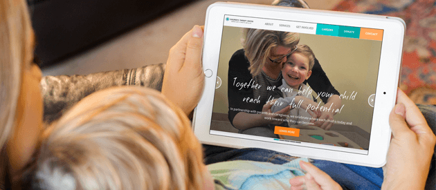 efelle redesigns website for nonprofit Children's Therapy Center