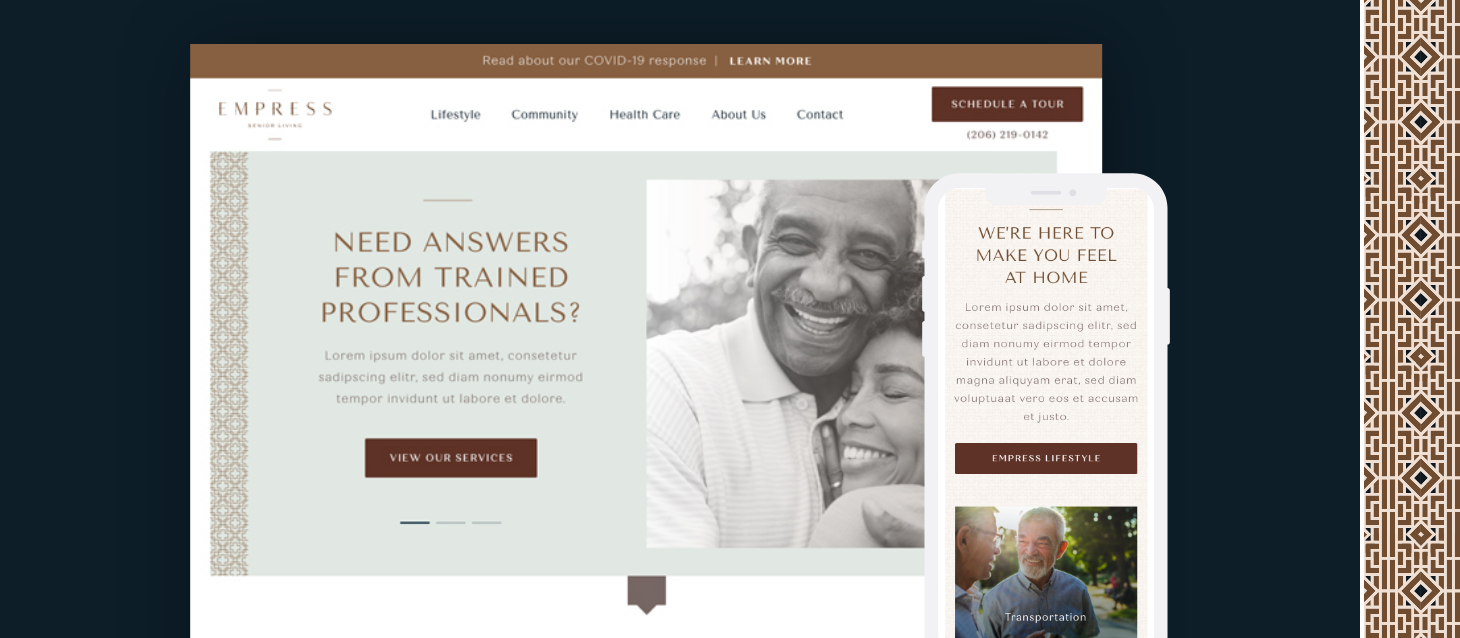 Empress Senior Living Launches New Website