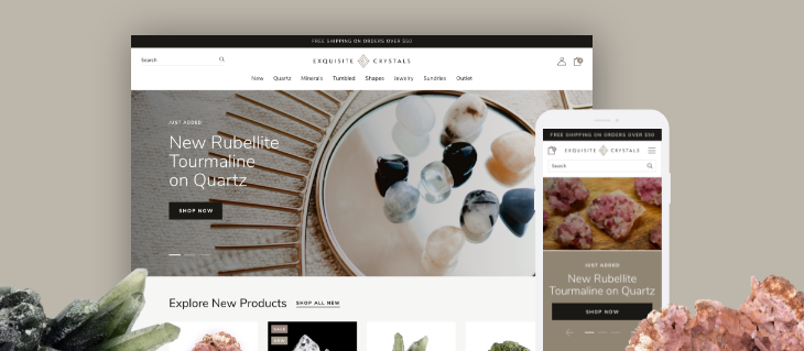 Exquisite Crystals Launches New BigCommerce eCommerce Website