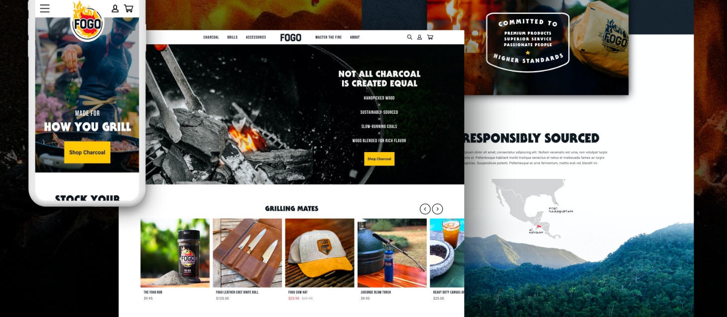 FOGO Charcoal Launches New Shopify eCommerce Website