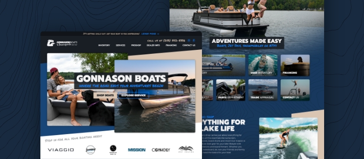 Newly Launched eCommerce Website for Gonnason Boats