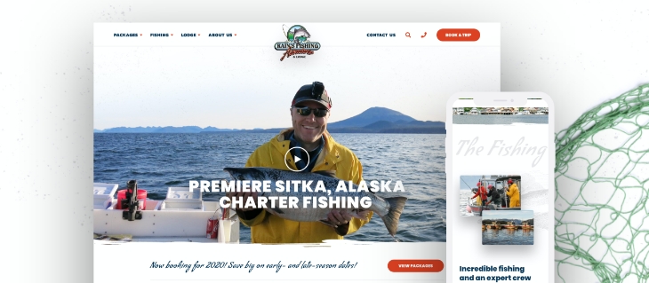 Kain's Fishing Adventures Launches New FusionCMS Professional Services Website