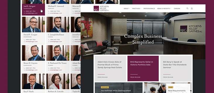 Website Design Launched For Atlanta Based Law Firm Kitchens Kelley Gaynes!