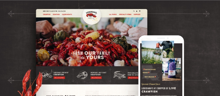 New eCommerce Marketplace for Louisiana Crawfish Company