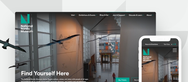 The National Nordic Museum's New Website