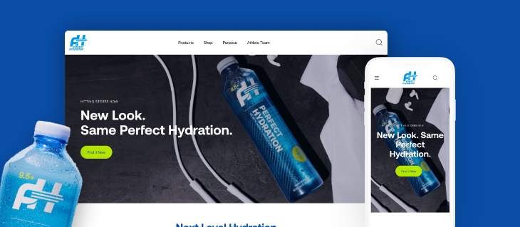 New Shopify eCatalog Website for Perfect Hydration