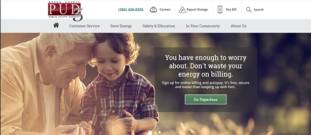 Mason County Public Utility District's New Site Is Live!
