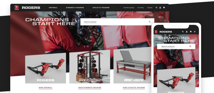 Rogers Athletic Launches New eCommerce Website