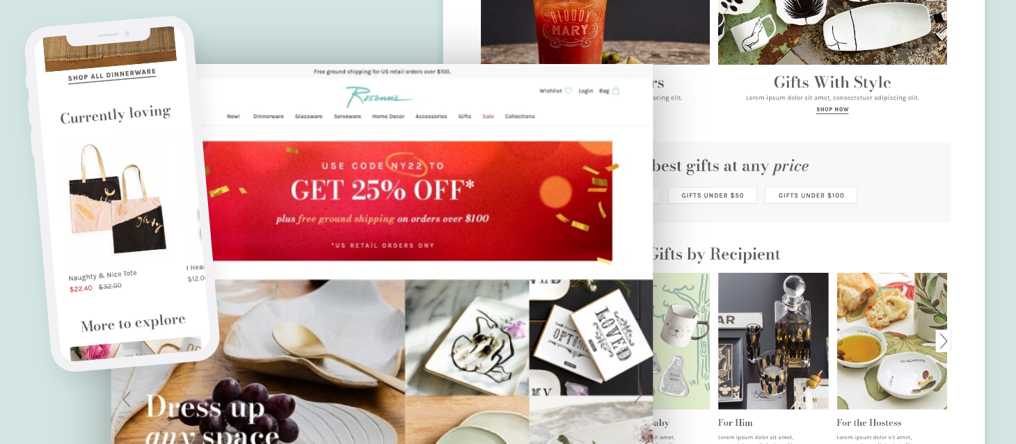 Brand New BigCommerce Website For Rosanna, Inc.