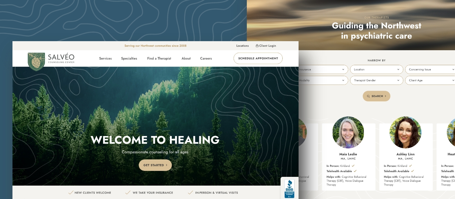 Website Redesign Launched for Salveo Counseling